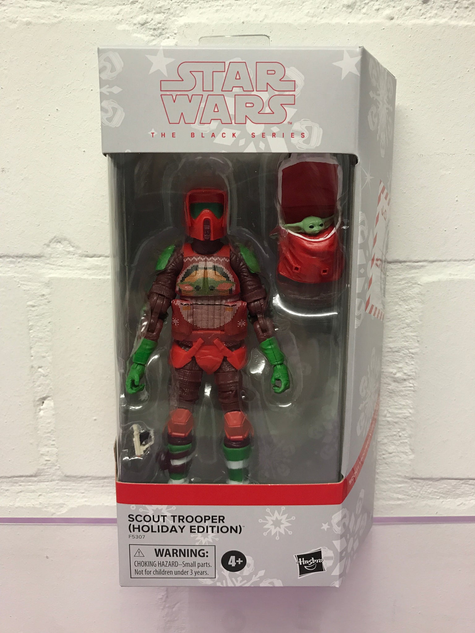 Star Wars Black Series "Scout Trooper & Grogu" (Holiday Edition) in OVP 6" Inch