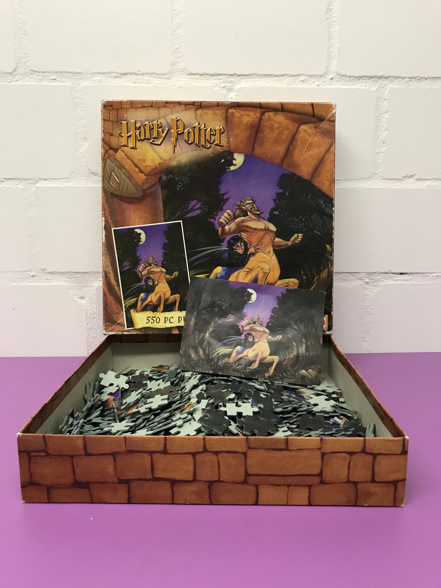 Puzzle Harry Potter 550Teile Mattel 2001 Retro Vintage SELTEN