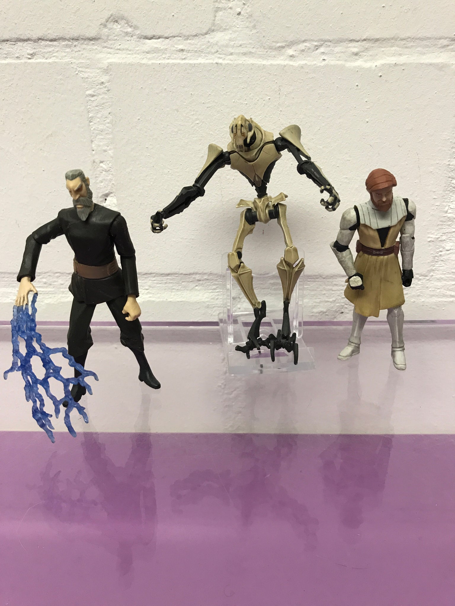 Star Wars Clone Wars Retro Figuren Set (Grievous, Count, Kenobi)