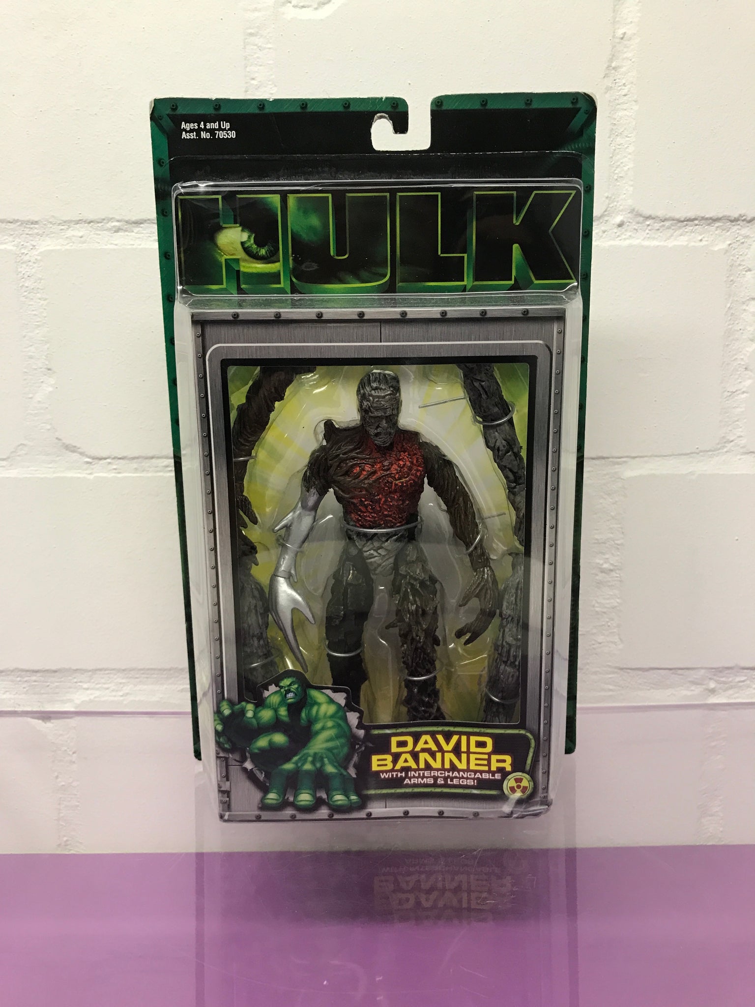 Hulk David Banner Figur Vintage Retro Action Figur Movie OVP Sealed