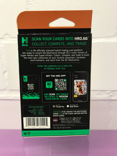 HRO Hybrid Trading Cards DC Official NFT Karten Sealed